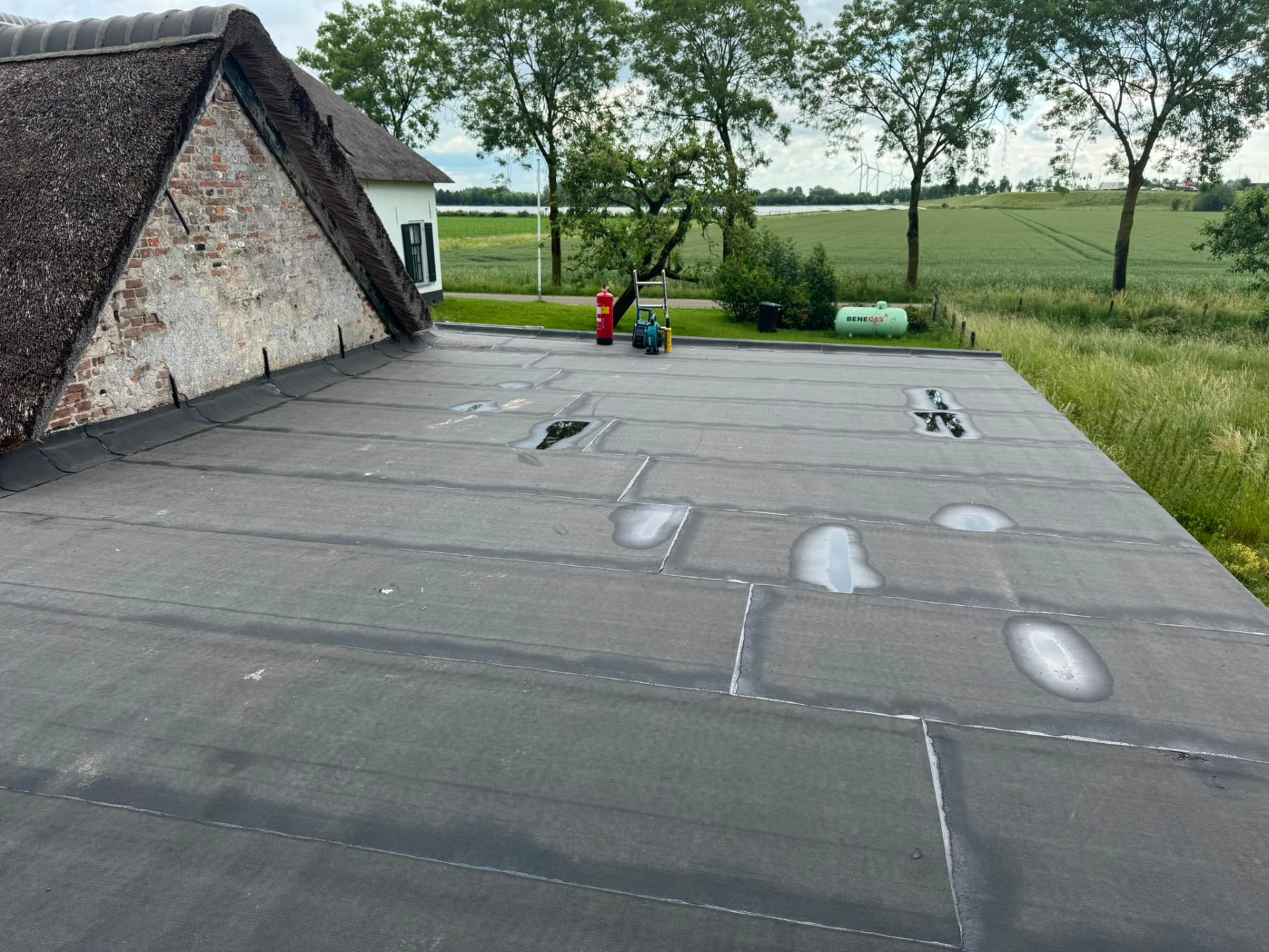 EPDM vervangen · Maasdijk
